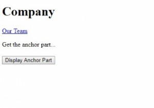 Thuộc tính băm HTML DOM Anchor 