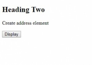 Đối tượng Address của DOM trong HTML