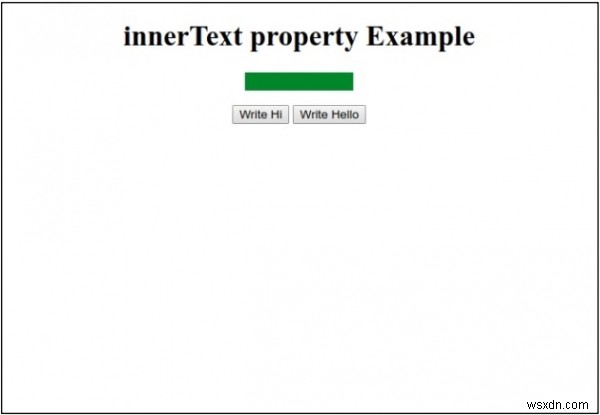 Thuộc tính DOM InternalText HTML 