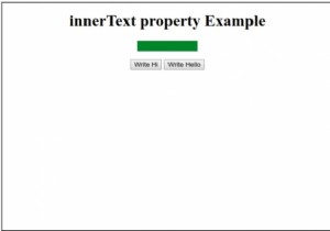 Thuộc tính innerText của DOM trong HTML