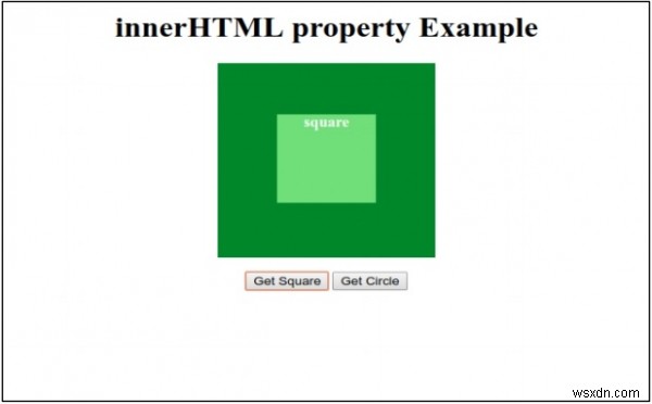 HTML DOM InternalHTML Thuộc tính 