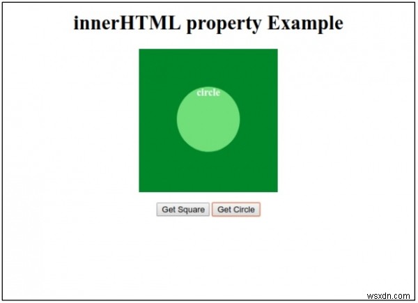 HTML DOM InternalHTML Thuộc tính 