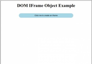 Đối tượng IFrame trong HTML DOM