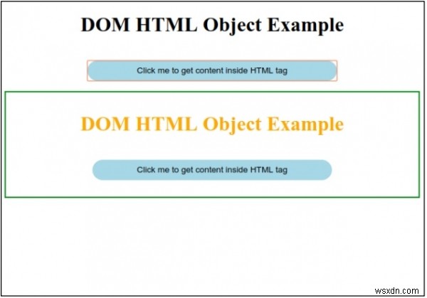 HTML DOM Đối tượng HTML 
