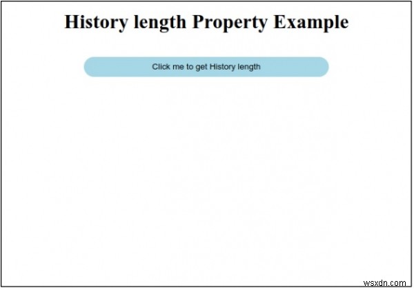 Thuộc tính độ dài lịch sử DOM HTML 