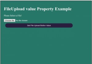 HTML DOM Input File Thuộc tính giá trị tải lên 