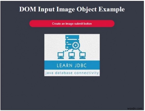 Đối tượng hình ảnh đầu vào HTML DOM 