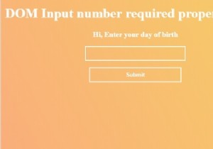 HTML DOM Số đầu vào bắt buộc Thuộc tính 