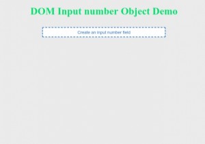 Đối tượng số đầu vào HTML DOM 