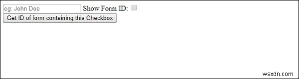 HTML DOM Input Checkbox form Thuộc tính thuộc tính 