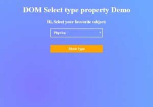 HTML DOM Chọn loại Thuộc tính 