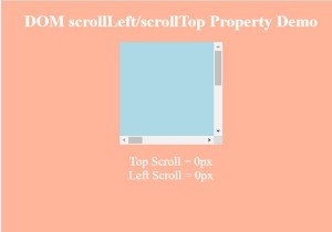 Thuộc tính HTML DOM scrollTop 