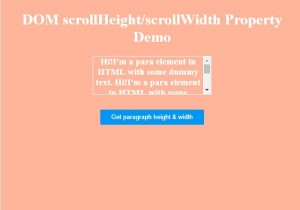 Thuộc tính chiều rộng cuộn HTML DOM 