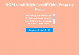 Thuộc tính HTML DOM scrollHeight 