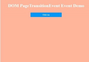 Sự kiện chuyển trang HTML DOM 