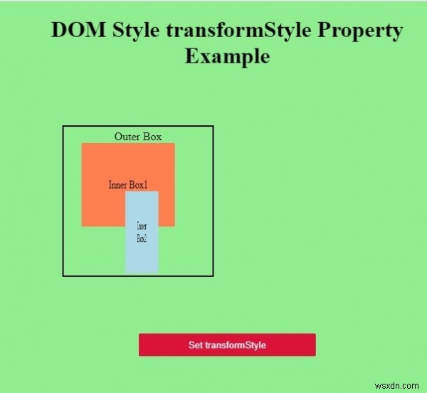 HTML DOM Style biến đổi 