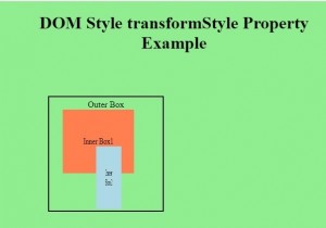 HTML DOM Style biến đổi 