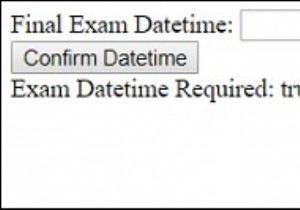 Thuộc tính required của HTML DOM Input Datetime