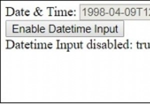 Thuộc tính ngày giờ đầu vào HTML DOM đã bị vô hiệu hóa 
