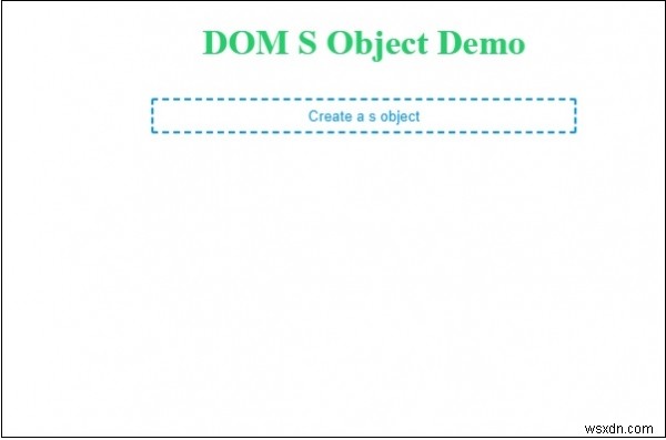 Đối tượng HTML DOM S 