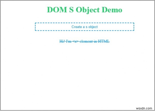 Đối tượng HTML DOM S 