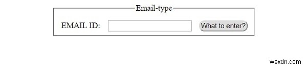 HTML DOM Input Loại email Thuộc tính 