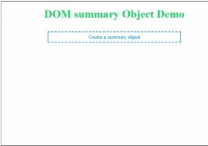 Đối tượng Summary trong HTML DOM