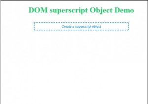 Đối tượng siêu chỉ số HTML DOM 