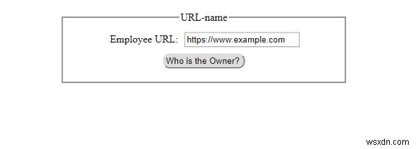 HTML DOM Tên URL đầu vào Thuộc tính 
