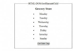 HTML DOM lastElementChild Thuộc tính 