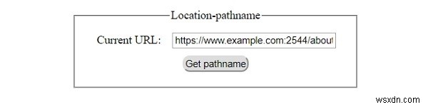 HTML DOM Location pathname Thuộc tính 