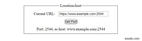 HTML DOM Location host Thuộc tính 