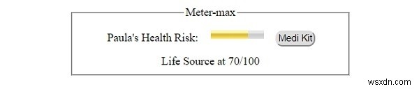 Thuộc tính tối đa của HTML DOM Meter 