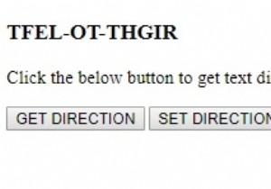 Thuộc tính HTML DOM Bdo dir 