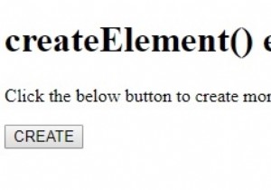 Phương thức HTML DOM createElement()