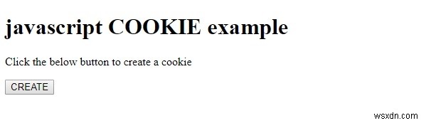 Thuộc tính cookie DOM HTML 