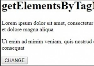 Phương thức HTML DOM getElementsByTagName () 