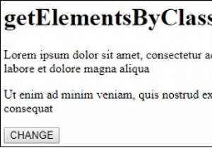 Phương thức HTML DOM getElementsByClassName()