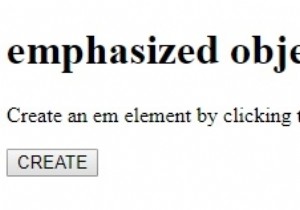 Đối tượng nhấn mạnh HTML DOM 