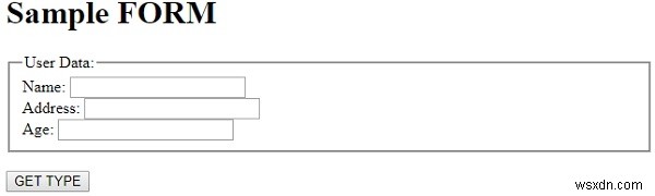 Thuộc tính loại HTML DOM Fieldset 