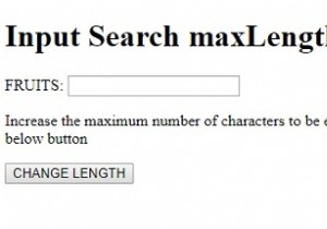 HTML DOM Input Search Thuộc tính maxLength 