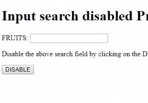 Thuộc tính disabled của Input Search trong HTML DOM