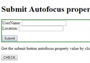 Thuộc tính autofocus của Input Submit trong HTML DOM