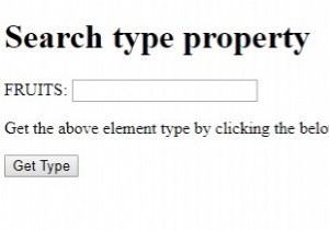 Thuộc tính loại Tìm kiếm đầu vào HTML DOM 