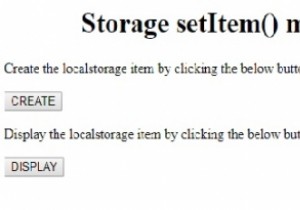 Phương thức setItem() của Storage trong HTML DOM