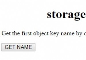 Phương thức key() của Storage trong HTML DOM