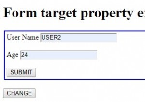 Thuộc tính mục tiêu HTML DOM Form 