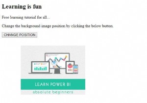 HTML DOM Style backgroundPosition thuộc tính 