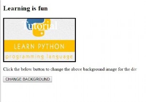 Thuộc tính background trong HTML DOM Style