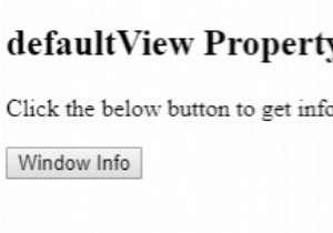 Thuộc tính HTML DOM defaultView 